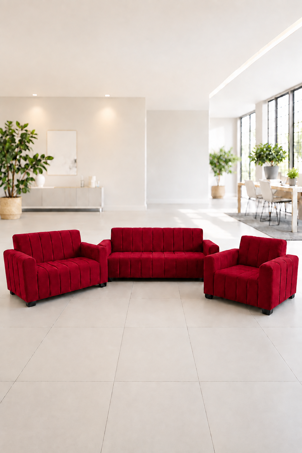 Luxury 3-Piece Sofa Set