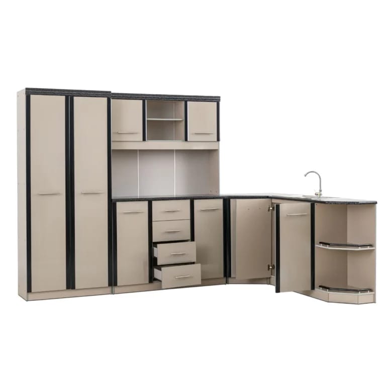 Modern L-Shaped Kitchen Unit Model No. 9898