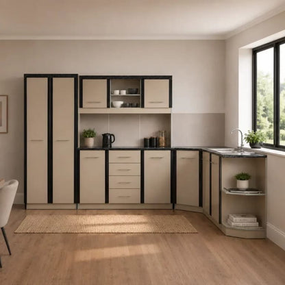 Modern L-Shaped Kitchen Unit Model No. 9898