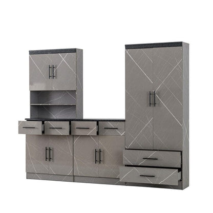 Modern Kitchen Storage Cabinet Set Model No. MW 525